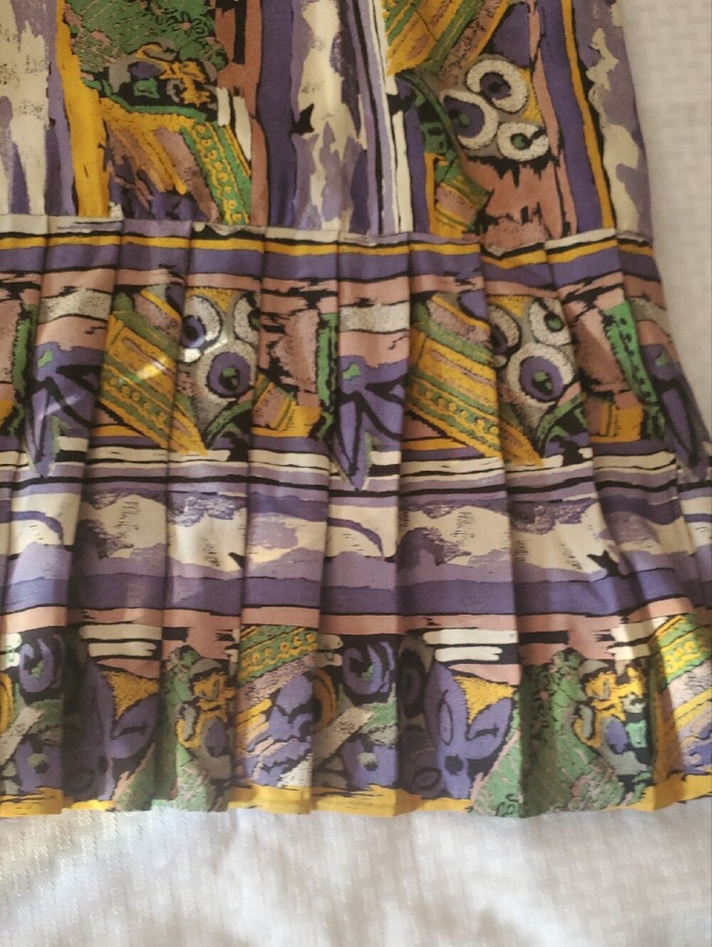 Women’s Purple Floral Dress - Size 18 - Picture 12 of 14